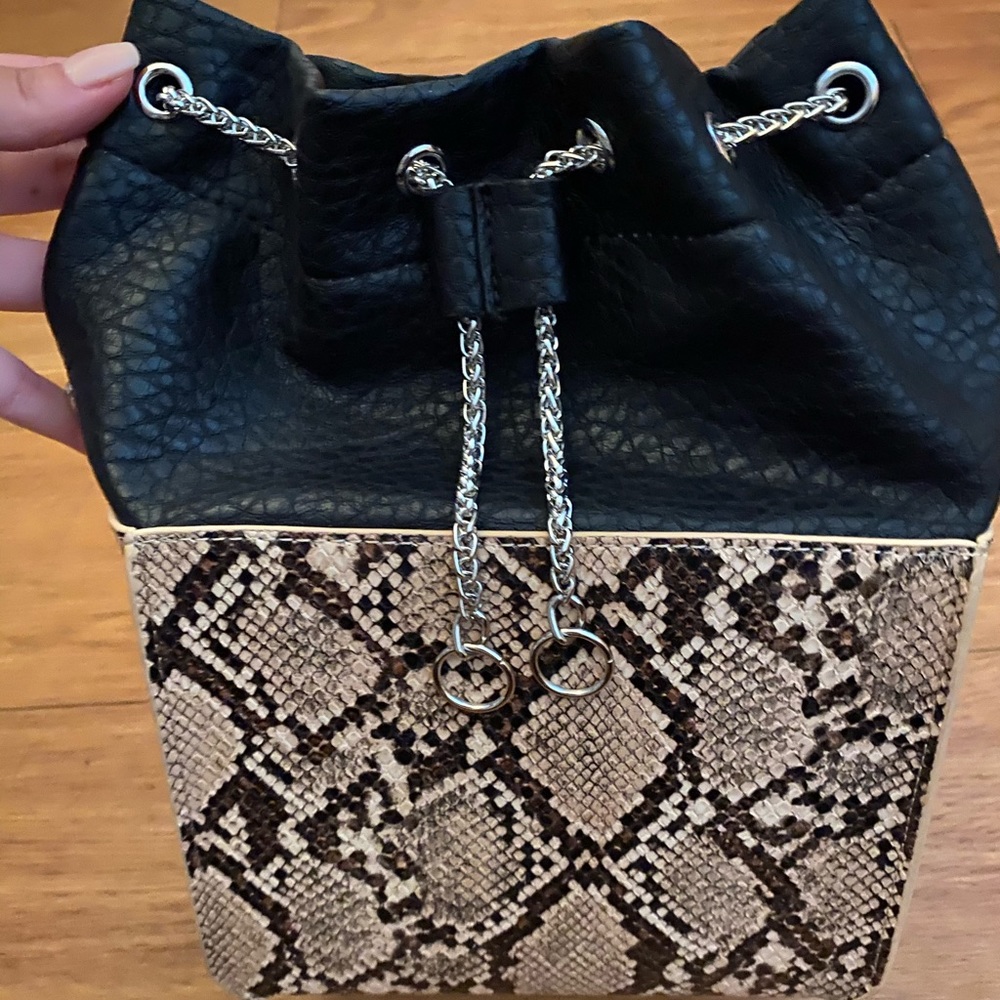 Brand new never used snake skin bag